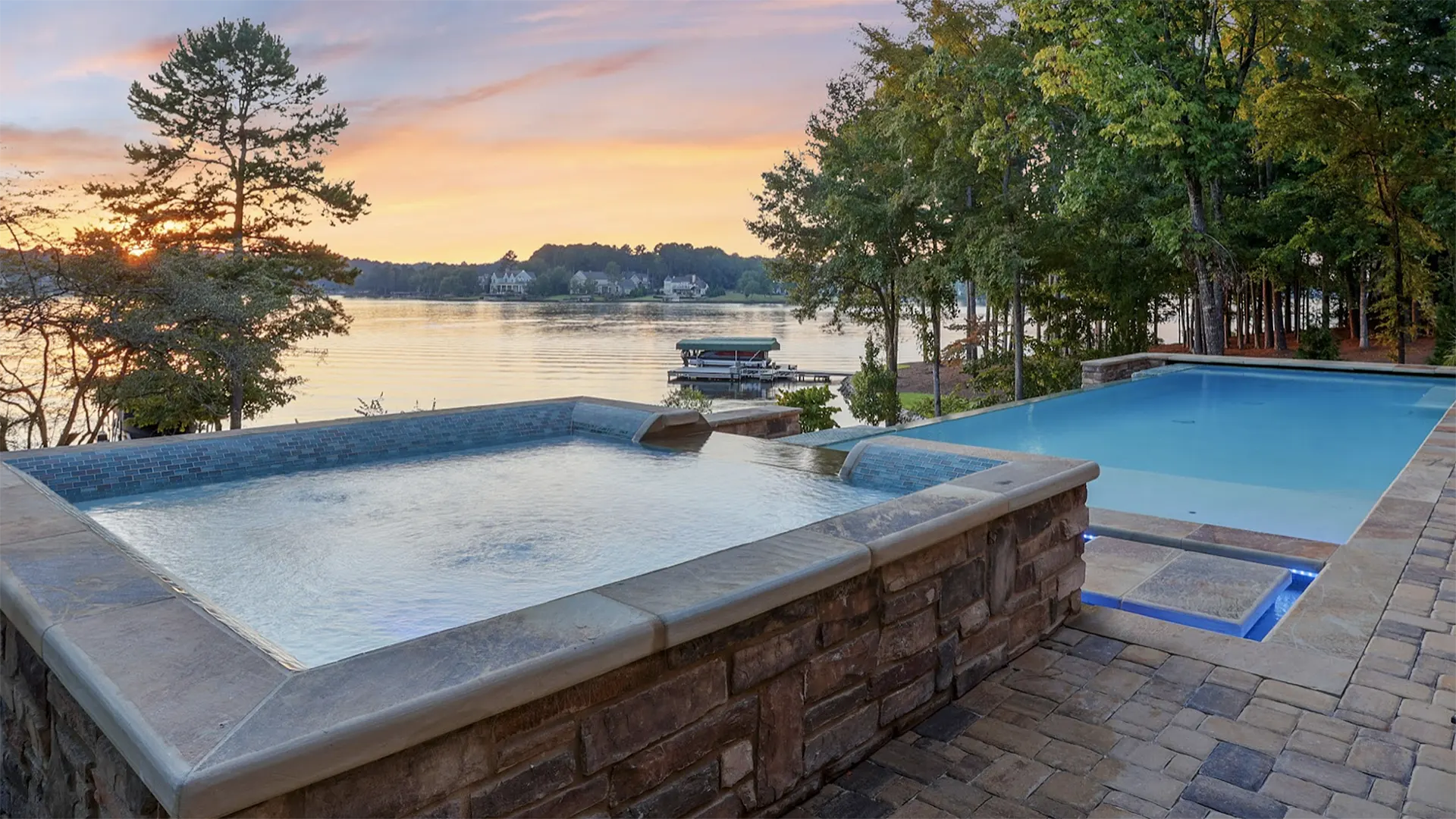 custom pool and spa builder lake oconee